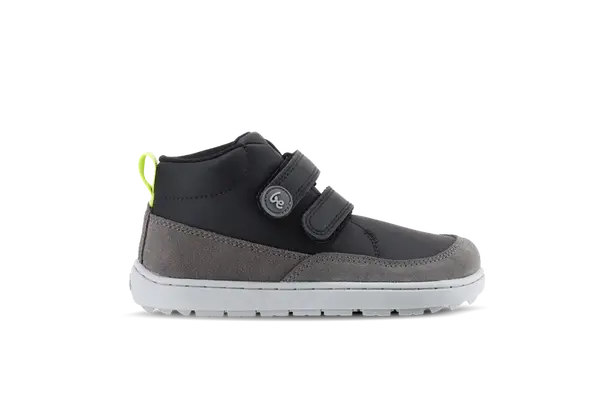 Dětské barefoot boty Be Lenka Elio Kids - Black & Grey