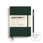 Leuchtturm1917 Zápisník Forest Green Medium A5 tečkovaný