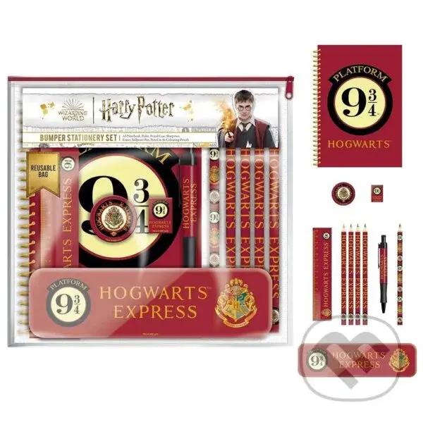 Písacia sada Harry Potter - Nástupište 9 a 3/4
