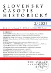 Slovenský časopis historický 2/2025