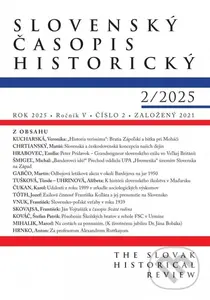 Slovenský časopis historický 2/2025