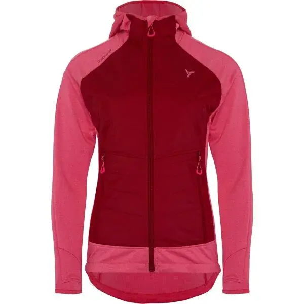 SILVINI DIVERA Dámska zateplená mikina, vínová, veľkosť