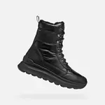 Geox Spherica ACTIF X2 Women's Black Ankle Boots - Ladies