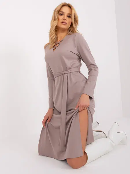 Dress-LK-SK-509455.96-dark beige