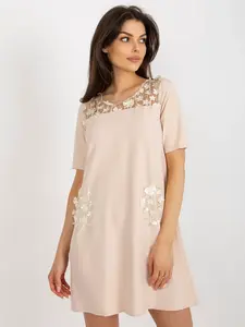 Dress-LK-SK-506735.82-beige