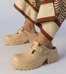 D/CEO Yellow flat-soled sandals Kates