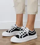 Gemre Black women's platform sneakers Salis