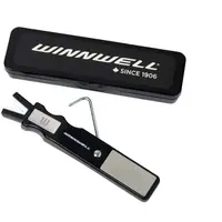 WINNWELL 3 IN 1 Brousek na brusle, černá, velikost