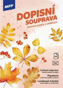 Dopisní papír barevný LUX 5+10 (Listy)