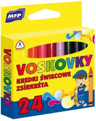 Voskovky MFP 24 ks barev - trojhranné