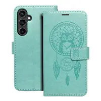 Flipové pouzdro MEZZO Book case pro Samsung Galaxy S23 FE, dreamcatcher green