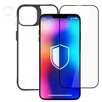 Ochranný set 3mk Comfort Set 4 in 1 pro Apple iPhone 14, transparentní