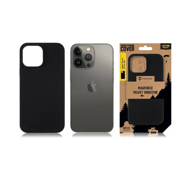 Zadní kryt Tactical MagForce Velvet Smoothie pro Apple iPhone 13 Pro Max, asphalt