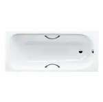 Kaldewei Advantage - Obdélníková vana Saniform Plus Star 332, 160x70 cm, s otvory pro madla, celoplošný antislip, bílá 133234010001