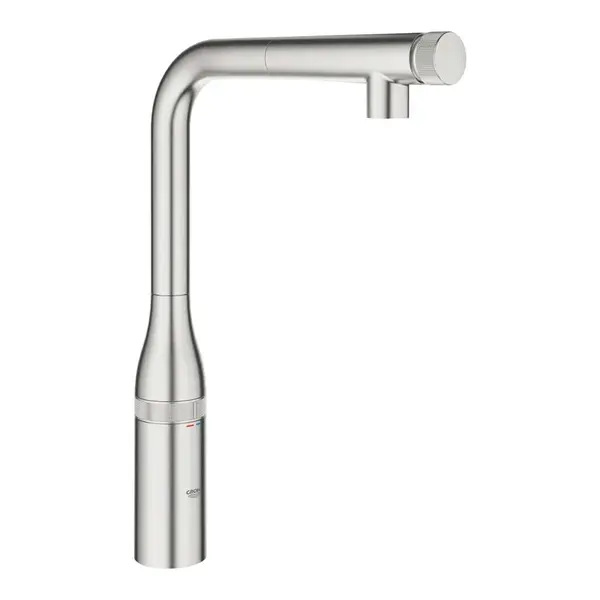 Grohe Essence SmartControl - Dřezová baterie s výsuvnou koncovkou, SmartControl, supersteel 31615DC0