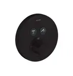 Axor ShowerSelect - Termostat pod omítku pro 2 spotřebiče, matná černá 36723670