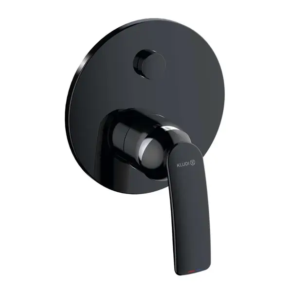 Kludi Balance - Baterie pod omítku pro 2 spotřebiče, matná černá/chrom 527598775