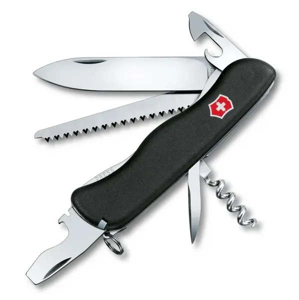 VICTORINOX - Velký kapesní nůž Forester, 12 funkcí, černá 0.8363.3