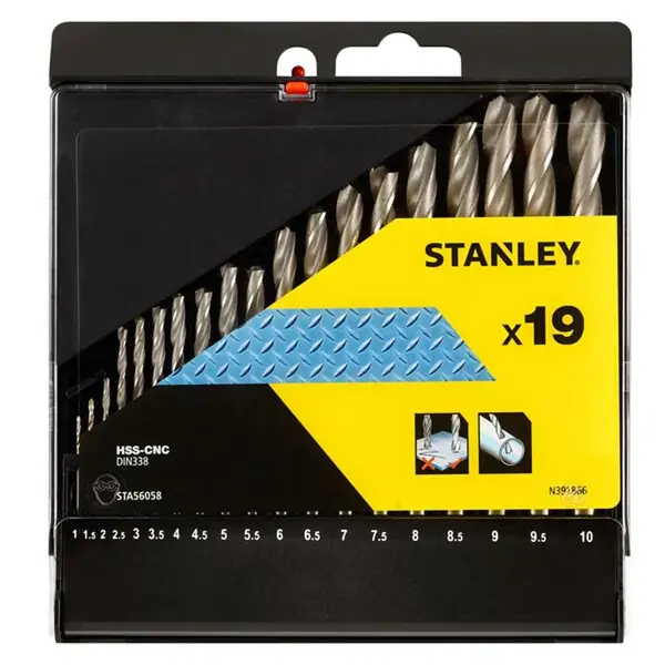 Stanley Příslušenství - 19dílná sada vrtáků do kovu STA56058-QZ