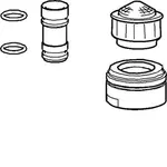Hansa Příslušenství - Dodatečná sada pro vyprazdňování výtoku, chrom 59912483