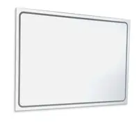 Sapho Gemini II - Zrcadlo s LED osvětlením, 90x50 cm GM090