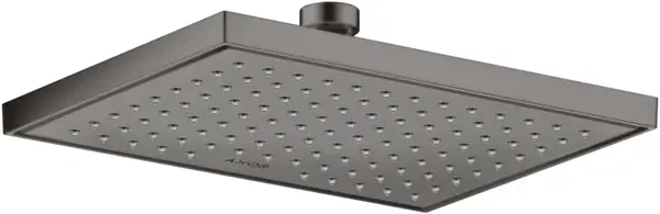 Axor Sprchový program - Hlavová sprcha 245/185, 1 proud, EcoSmart, kartáčovaný černý chrom 35374340