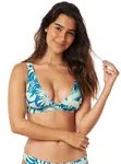 Rip curl dámský horní díl plavek Sun Rays Floral Dark Teal | Modrá | Velikost S