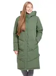 Dámský street kabát meatfly chloe zelená m