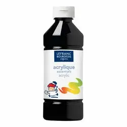 Akrylová barva Lefranc Education 500ml – 536 Black