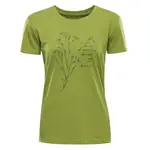 Dámské triko z organické bavlny alpine pro termesa 3 zelená xs