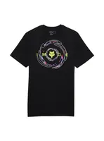 Fox pánské technické tričko Energy Face Ss Premium Black | Černá | Velikost S