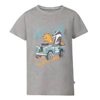 Dětské rychleschnoucí triko alpine pro rejo šedá 152-158