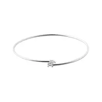 Flexi náramek s diamanty v bílém 14k zlatě KLENOTA