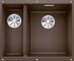 Blanco Subline 340/160 - Silgranitový drez, 56x46 cm, drez vpravo, kávová 523567