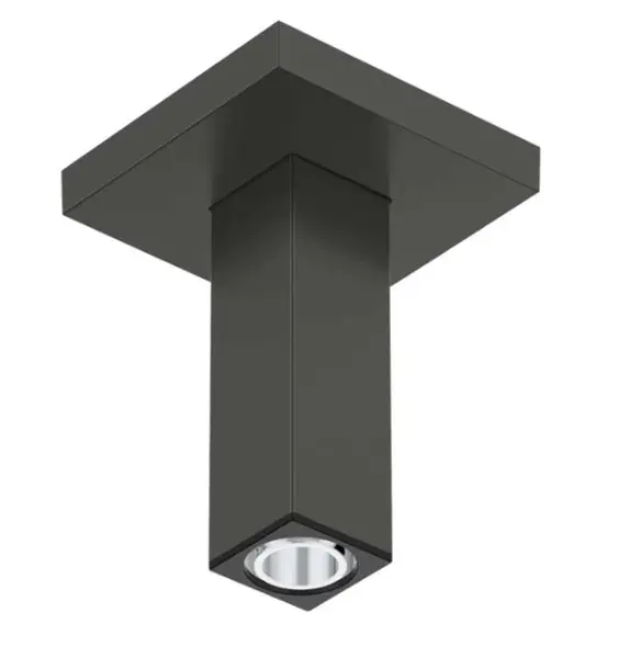 Hansgrohe - Sprchové rameno stropné, 11 cm, kefovaný čierny chróm 24338340