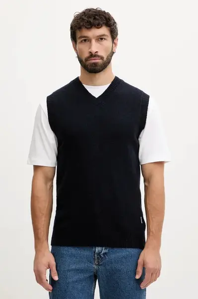 Vesta s přídavkem vlny Lindbergh tmavomodrá barva, 30.800221