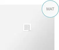 Polysan Flexia - Sprchová vanička 120x100 cm, matná biela 71563MAT