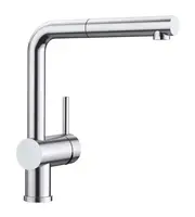 Blanco Linus S - Dřezová baterie s výsuvnou koncovkou, ocel 526242