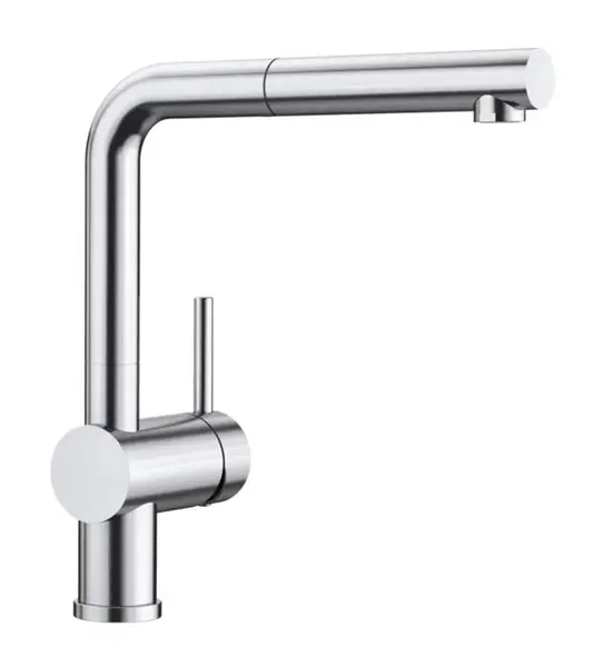 Blanco Linus S - Dřezová baterie s výsuvnou koncovkou, ocel 526242