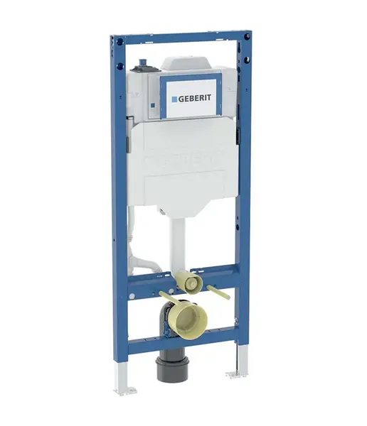 Geberit Duofix - Předstěnová instalace pro závěsné WC, se splachovací nádržkou Sigma 12 cm, s hygienickým proplachem, výška 1,2 m 111.058.00.2