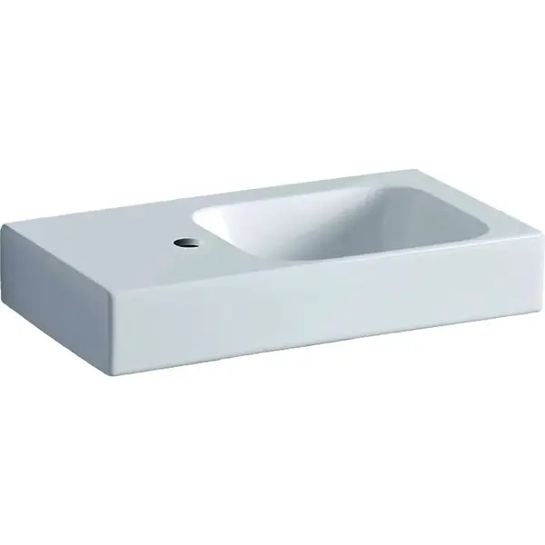 Geberit iCon xs - Umývadlo, 53x31 cm, s KeraTect, biela 124153600