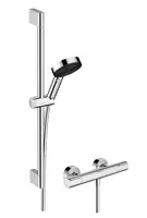 Hansgrohe Pulsify Select S - Sprchový set s termostatom, 3 prúdy, EcoSmart, chróm 24272000