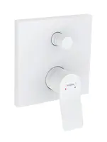 Hansgrohe Vivenis - Vaňová batéria pod omietku, 2 výstupy, matná biela 75415700