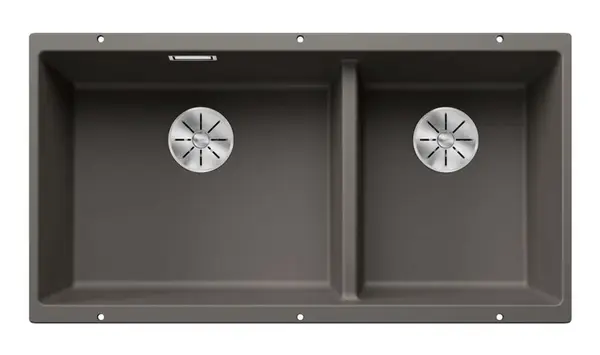 Blanco Subline 480/320 - Silgranitový drez, 86x46 cm, InFino, sivá 527351