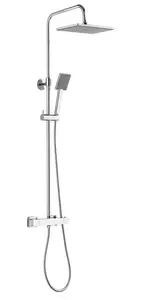 Aqualine Sprchy - Sprchový set Talia s termostatom, 26x18 cm, chróm SL440