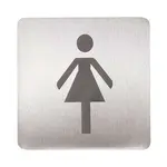 Sanela Příslušenství - Piktogram WC ženy, nerez SLZN 44AB