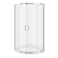 Cersanit Zip - Sprchový kút 89x89 cm, chróm/číre sklo S154-002
