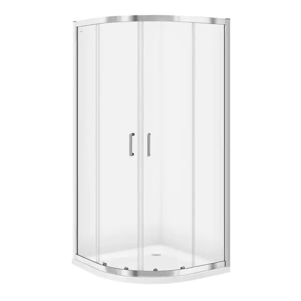 Cersanit Zip - Sprchový kút 89x89 cm, chróm/číre sklo S154-002