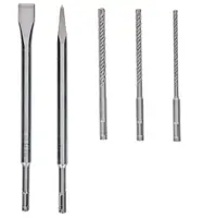 Bosch Príslušenstvo - 5-dielna súprava vrtákov a sekáčov SDS Plus 2607017515