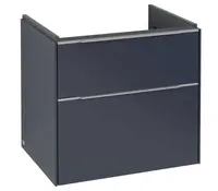 Villeroy & Boch Subway 3.0 - Umyvadlová skříňka, 62x58x48 cm, 2 zásuvky, Marine Blue C57600VQ